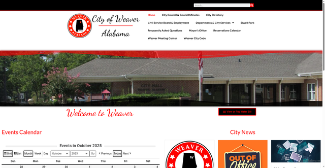 Security scan screenshot of https://weaveral.gov/