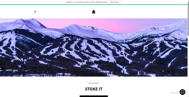 Security scan screenshot of https://stoke-apparel.com/