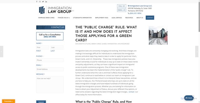 Security scan screenshot of https://www.emsylaw.com/the-public-charge-rule-what-is-it-and-how-does-it-affect-those-applying-for-a-green-card/