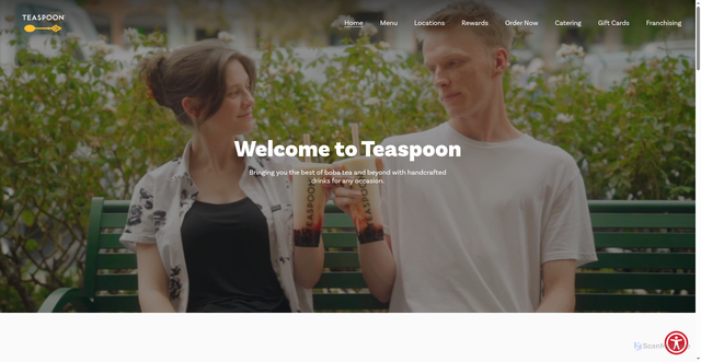 Security scan screenshot of https://www.teaspoonlife.com/