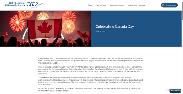 Security scan screenshot of https://www.oscrservices.ca/celebrating-canada-day