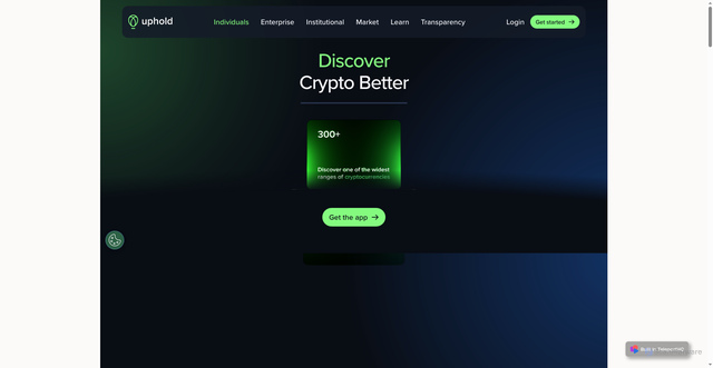 Security scan screenshot of https://sso-uphouldcdn.teleporthq.app/