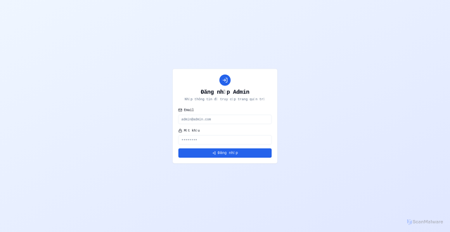 Security scan screenshot of https://admin.thieponline.org/