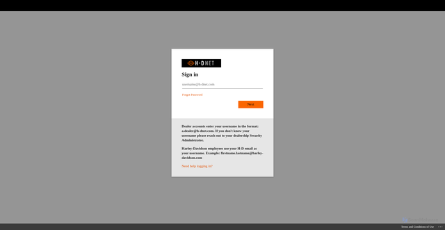 Security scan screenshot of https://pam.h-dnet.com