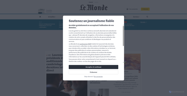 Security scan screenshot of https://mardi-prioritaire.com/