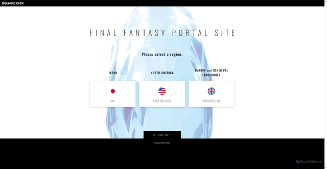 Security scan screenshot of https://www.finalfantasy.com/