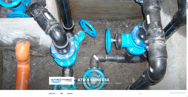 Security scan screenshot of https://www.ato4cuneese.it/