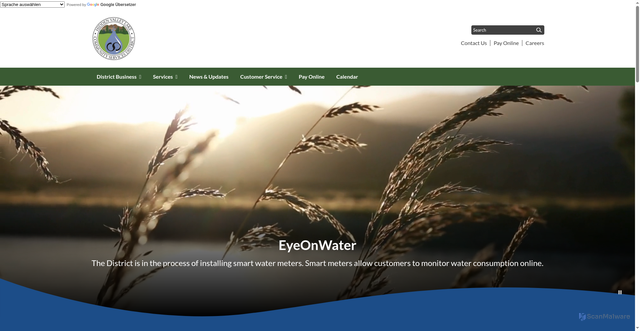 Security scan screenshot of https://www.hvlcsd.org/