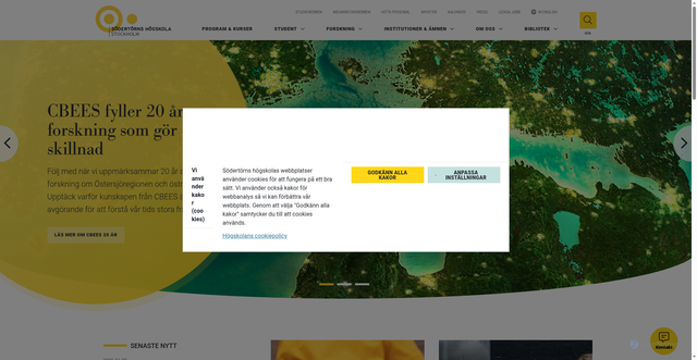 Security scan screenshot of https://www.sh.se