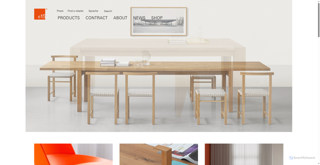 Security scan screenshot of https://www.e15.com/