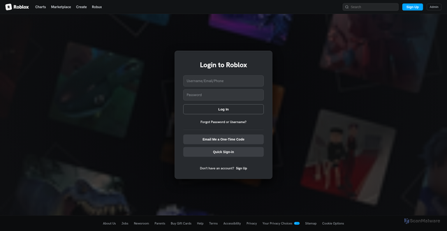 Security scan screenshot of http://robl0x-1.netlify.app/
