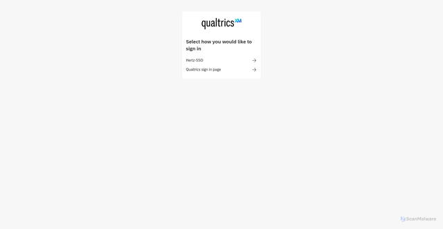 Security scan screenshot of https://hertz.iad1.qualtrics.com