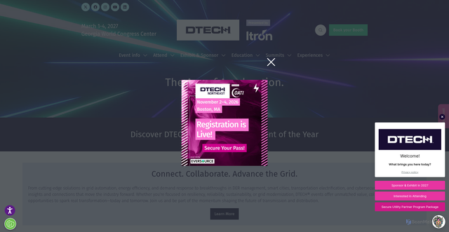 Security scan screenshot of https://www.distributech.com