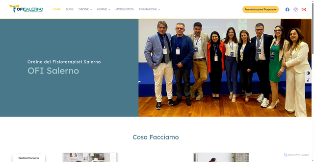 Security scan screenshot of https://ofisalerno.it/