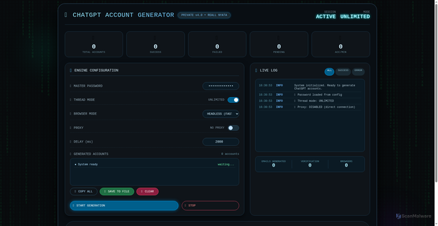 Security scan screenshot of https://autocreatechatgpt2026-k8gvsi8hdz.edgeone.app/