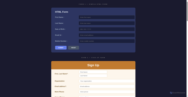 Security scan screenshot of https://dheerajformstask-8wp6v2uper.edgeone.app/