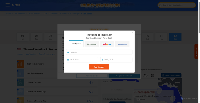 Security scan screenshot of https://www.holiday-weather.com/thermal_us/averages/december/