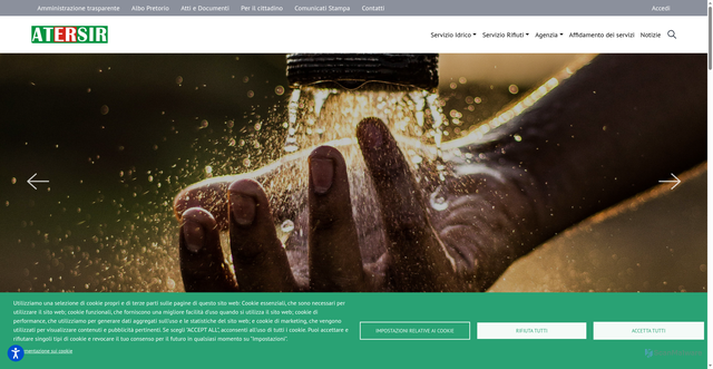 Security scan screenshot of https://www.atersir.it/