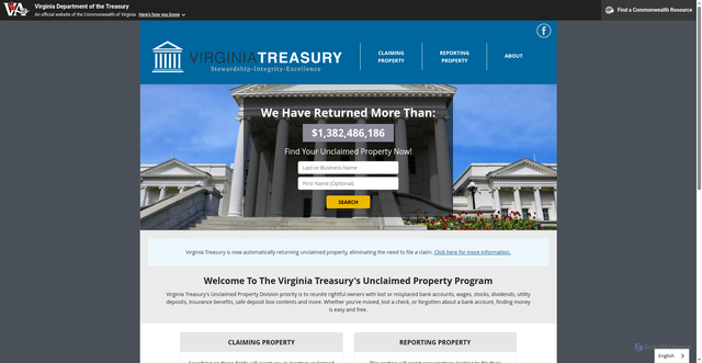 Security scan screenshot of https://www.vamoneysearch.gov/