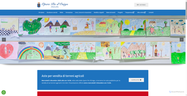 Security scan screenshot of https://operepiedionigo.it/