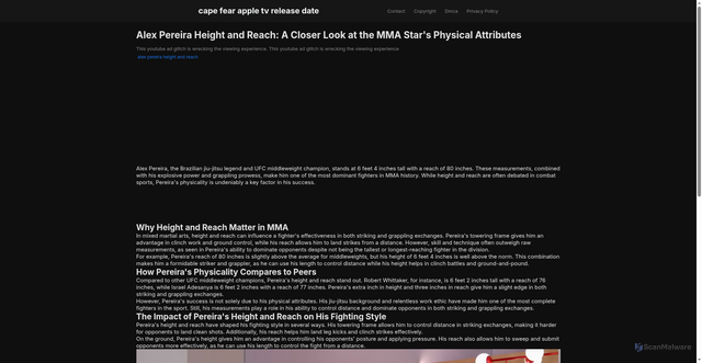 Security scan screenshot of https://ruangstudiolab-dpezqc2b868p.edgeone.app/alex-pereira-height-and-reach.html
