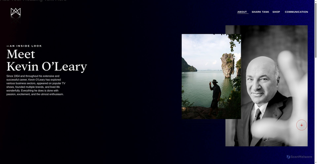 Security scan screenshot of https://kevinoleary.com/bio/