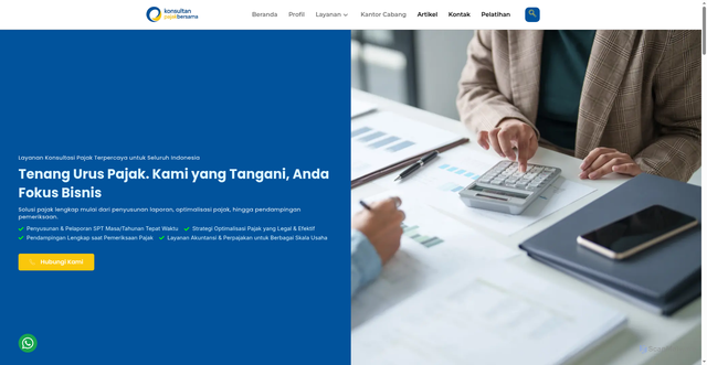 Security scan screenshot of http://www.konsultanpajakbersama.id.konsultanpajaksumbar.com/