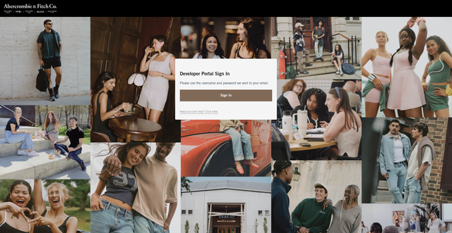 Security scan screenshot of https://developer-qa.anfcorp.com