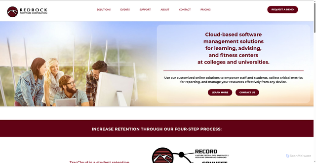 Security scan screenshot of https://trac.cloud