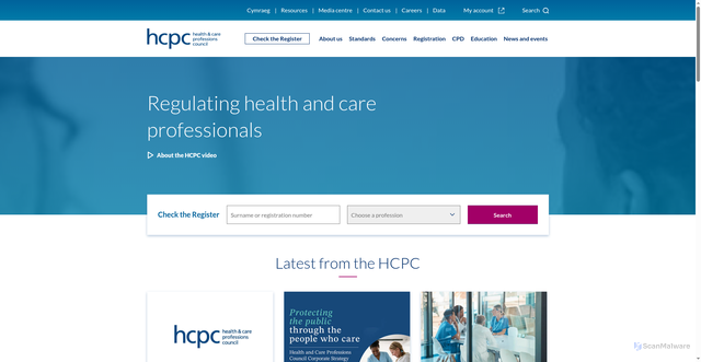 Security scan screenshot of http://www.hpc-uk.org