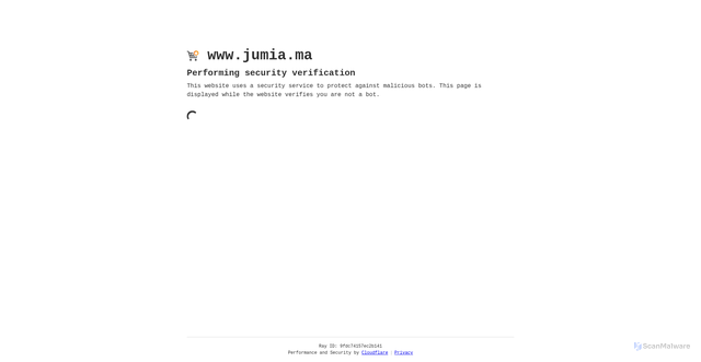 Security scan screenshot of https://jumia.ma
