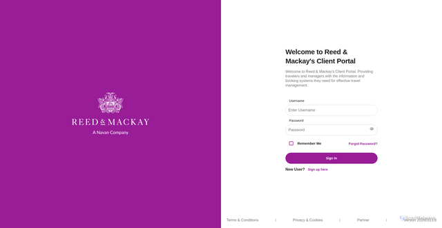 Security scan screenshot of https://clientportal.reedmackay.com