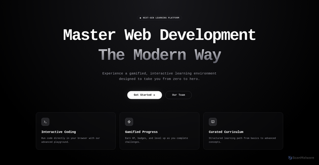 Security scan screenshot of https://webdev2-rgvx7libv0.edgeone.app/
