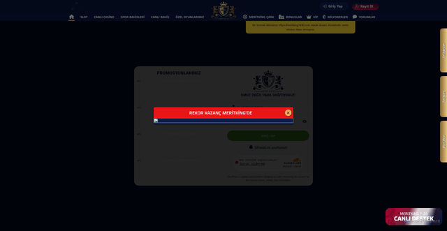 Security scan screenshot of https://meritkimg1695.com/login