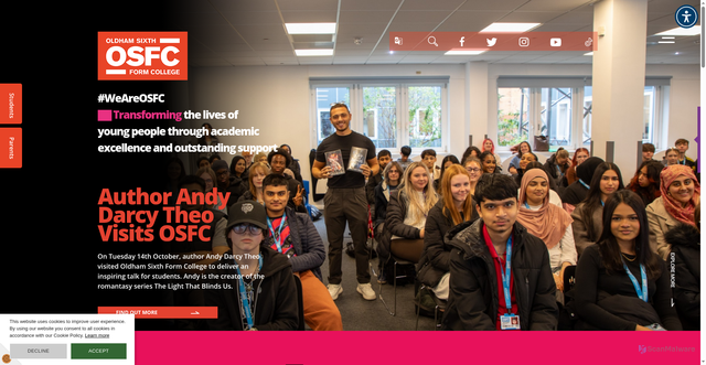 Security scan screenshot of https://www.osfc.ac.uk/