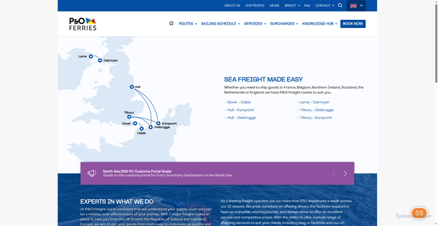 Security scan screenshot of https://www.pofreight.com