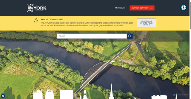 Security scan screenshot of https://www.york.gov.uk/