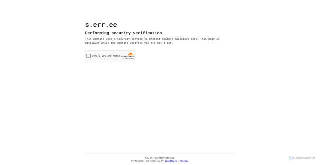 Security scan screenshot of https://s.err.ee