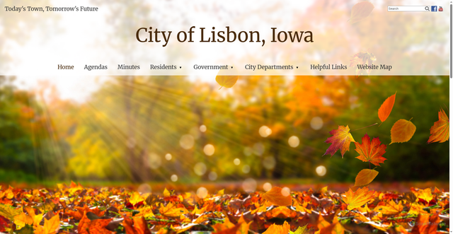 Security scan screenshot of https://www.cityoflisbon-ia.gov/