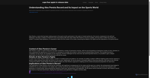 Security scan screenshot of https://ourgoodplaceblog-dpezbq43v6jp.edgeone.app/alex-pereira-record.html