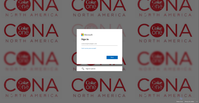 Security scan screenshot of https://cona.my.salesforce.com