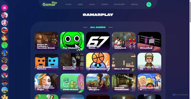 Security scan screenshot of https://Gamarplay.com