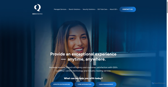 Security scan screenshot of https://qsibanking.com