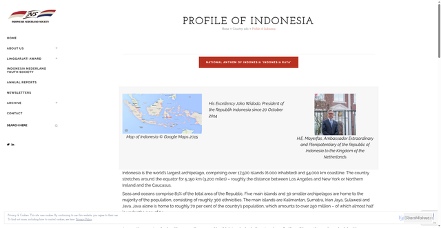 Security scan screenshot of https://indonesia-nederland.org/country-info/profile-indonesia/