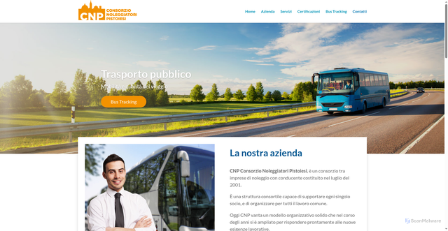 Security scan screenshot of https://www.cnppistoia.it/