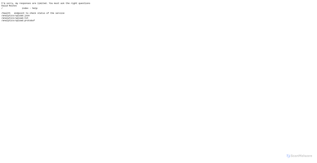 Security scan screenshot of https://analytics.pason.com