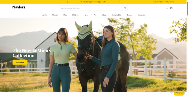 Security scan screenshot of https://www.naylors.com