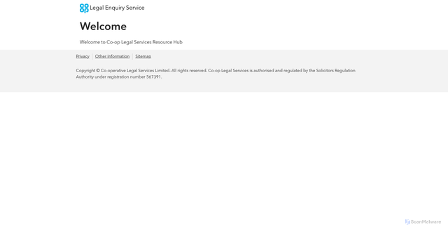 Security scan screenshot of https://les.coop.co.uk