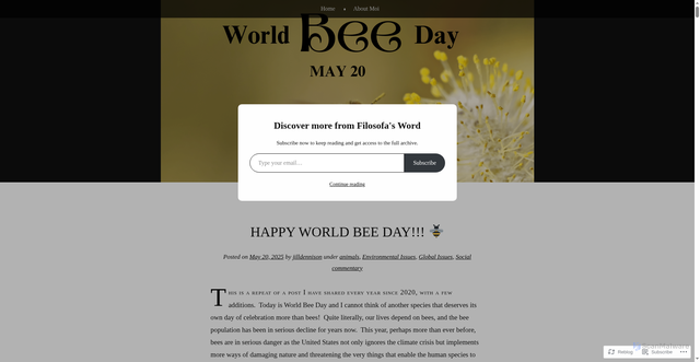Security scan screenshot of https://jilldennison.com/2025/05/20/happy-world-bee-day-%F0%9F%90%9D-4/