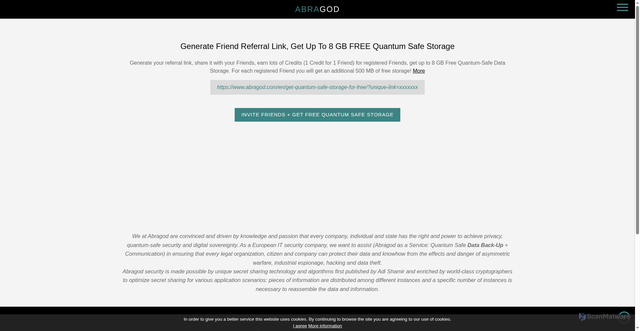 Security scan screenshot of https://www.abragod.com/